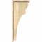 Ekena Millwork Yorktown Rough Sawn Corbel w/Backplate, Douglas Fir, 8"W x 12"D x 28"H COR08X12X28YOR01RDF - alternate 3
